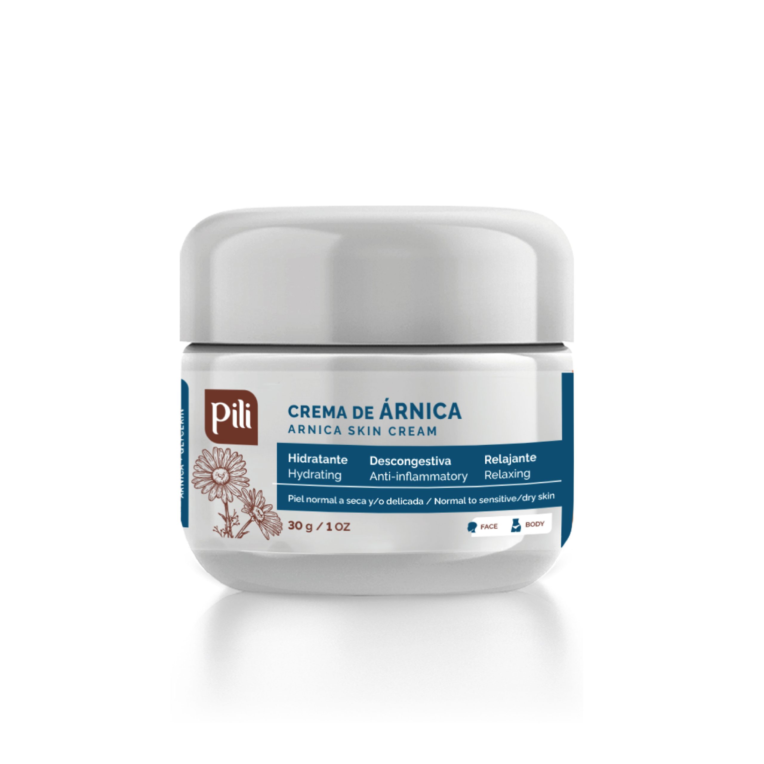 CREMA DE ARNICA 30 Crema de Árnica con Glicerina Pili 30g - Imagen 1
