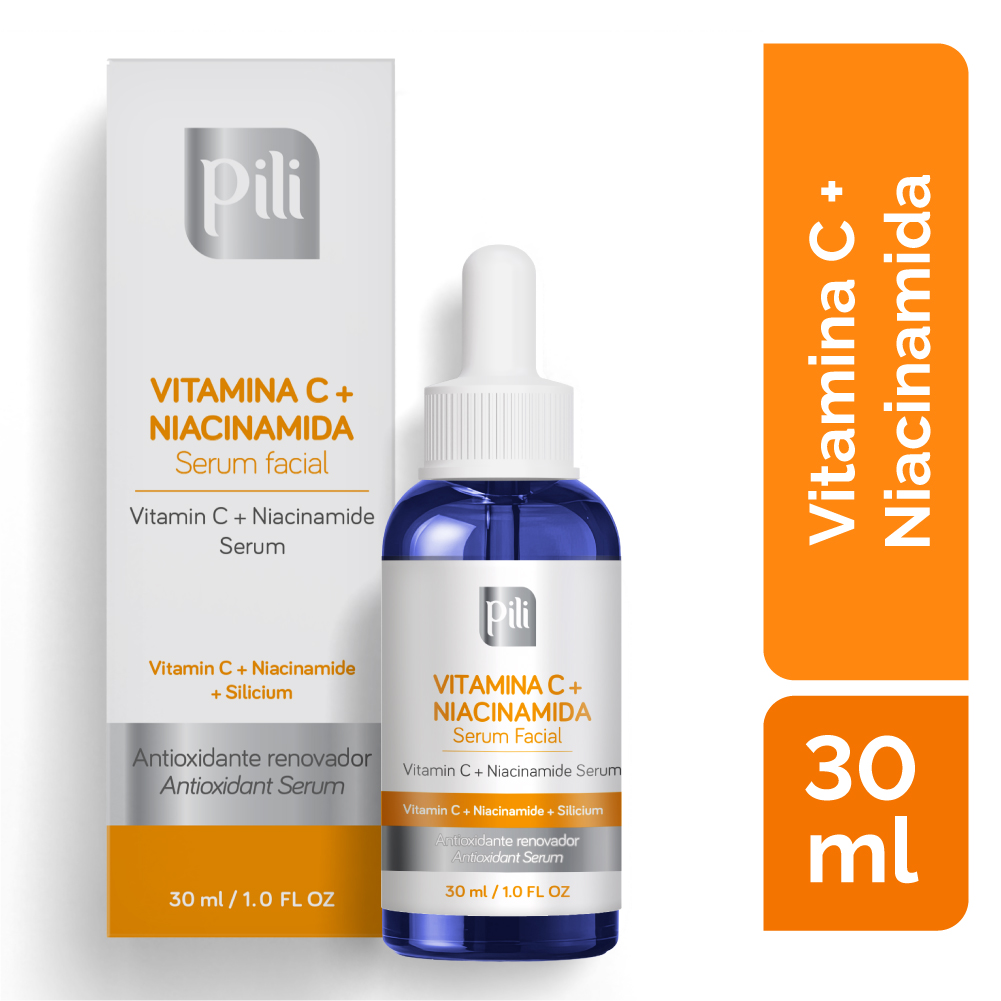 HERO IMAGENES VITAMINA C-05 Serum Vitamina C + B3 (Niacinamida) 30ml Pili - Imagen 1