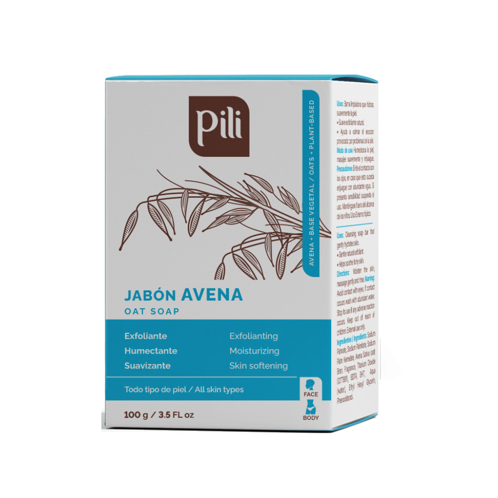 avena Jabón Pili de Avena 100g - Imagen 1